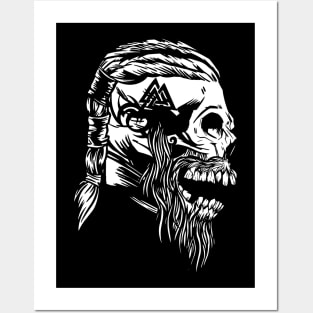 Viking Skull Dead Man Posters and Art